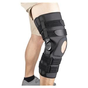 CrossRunner ROM Brace Knee Size X-Small Hybrid Fabric 14-16" Thigh Left/Right