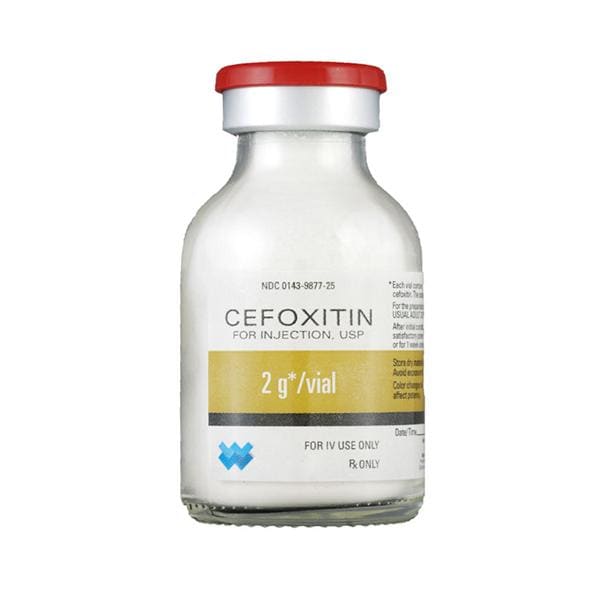 Cefoxitin Sodium Powder Injection 2gm/vl Pack 25/Package