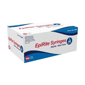 Dynarex Luer Slip Syringe 1cc Clear Low Dead Space 1000/Ca