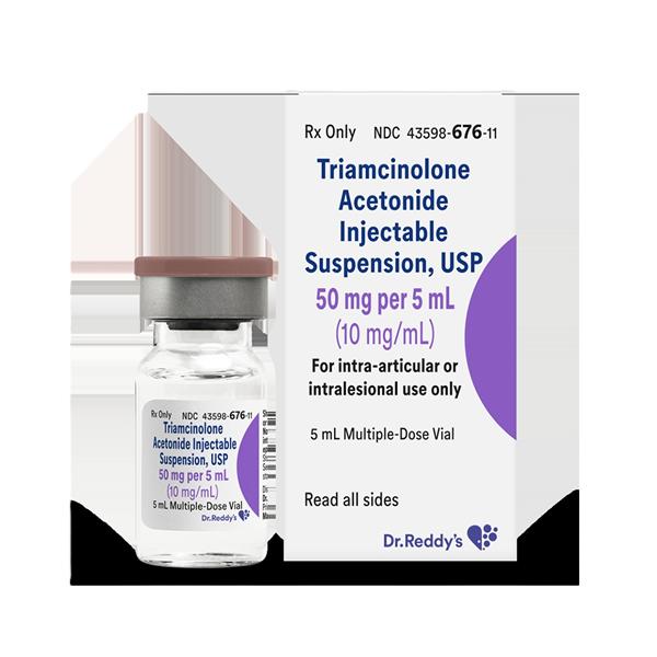 Triamcinolone Acetonide Injection 10mg/mL MDV 5mL Each