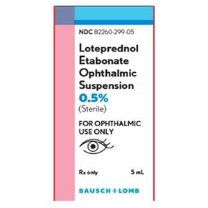 Loteprednol Etabonate Ophthalmic Solution 0.5% Bottle 5mL Each