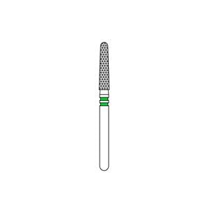 Two Striper Euro 16A Diamond Bur Friction Grip Super Coarse Round-End Taper 5/PK
