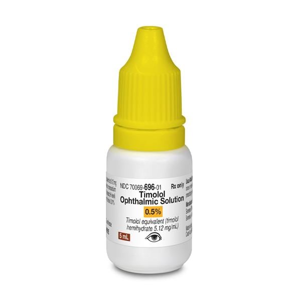 Timolol Ophthalmic Solution 0.5% Bottle 5mL Each