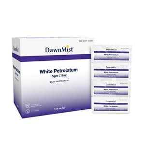 DawnMist Skin Protectant Petroleum Jelly Gel White Individually Wrapped 144/Bx