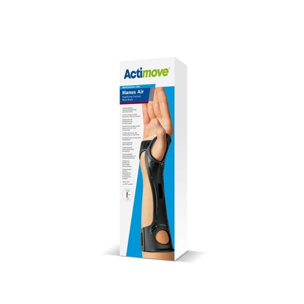 Actimove Manus Air Immobilizing Brace Wrist Large Aluminum Left