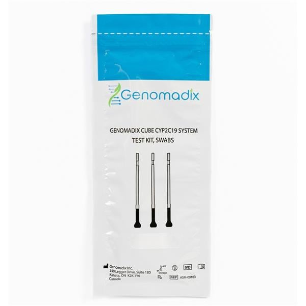 Genomadix Cube Swab Control Swab Kit 20/Bx