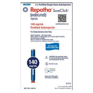 Repatha SureClick Injection 140mg/mL SureClick Auto-Injector 1mL 2/Package