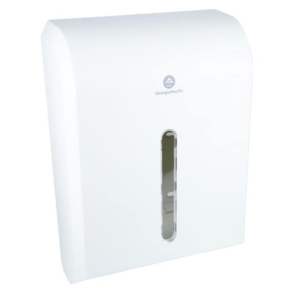 Paper Towel Dispenser White Plastic Ea
