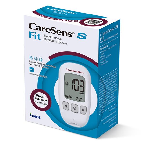 CareSens S FIT Whole Blood Glucose Kit OTC Ea