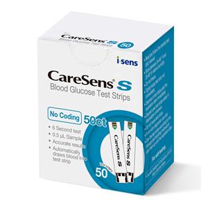 CareSens S Blood Glucose Test Strips 50/Bx