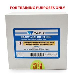 Practi-Saline Flush For Instruction Purposes Only Simulated Medication Ea