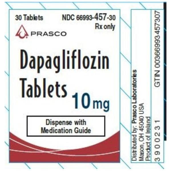 Dapagliflozin Tablets 10mg Bottle 30/Bottle Each