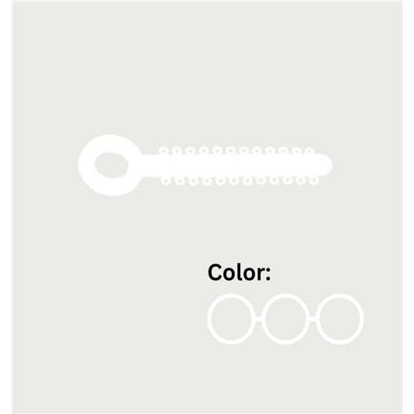 Safe T-Tie Ligature Ties on Sticks 0.120 in LF White 30/Pk