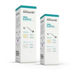 Carriere Motion Force 3 Intraoral Elastics 1/4 in 11 oz Amber 40/Pk