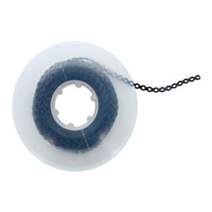 Ortho Organizers Chain Elastic Short 15 Feet LF Black Ea