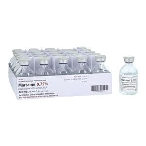 Marcaine Injection 0.75% Preservative Free SDV 30mL 25/Package