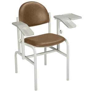Blood Draw Chair Cocoa 350lb Capacity Ea