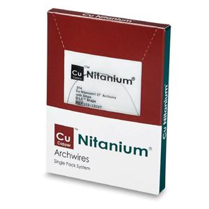 Archwire 27° Copper Nitanium 0.016 in x 0.025 in 10/Pk
