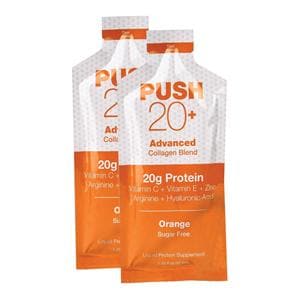 PUSH 20+ Supplement Liquid SF / GltnFr Clgn Blnd Orange 1.25oz Packet 60/Ca