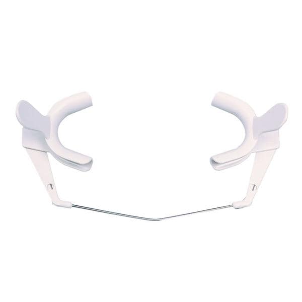 Cheek Retractor Adult White Adjustable Ea