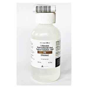 Lidocaine HCl Viscous Oral Solution 2% Bottle 100mL/BT Each