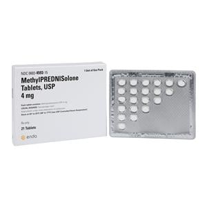 Methylprednisolone Tablets 4mg Blister Pack Unit Dose 21/Package