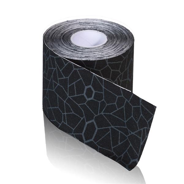 TheraBand Kinesiology Tape 98% Cotton/2% Spandex 2"x16.4' Black/Black 6/Pk