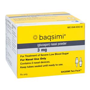 Baqsimi Nasal Powder 3mg Intranasal Device 2/Package, 32 BX/CA