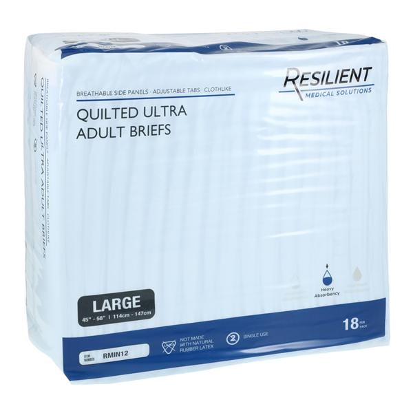 Quilted Brief Unisex 45-48" Super Absorbent 72/Ca