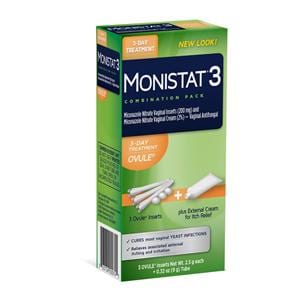 Monistat 3-Day Combination Pack 3/Bx