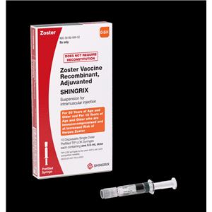 Shingrix Shingles Injectable 0.5mL Prefilled Syringe 10/Package