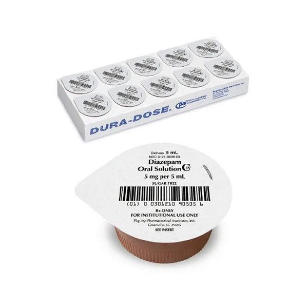 Diazepam Oral Solution 5mg/5mL Unit Dose Unit Dose 30/Package