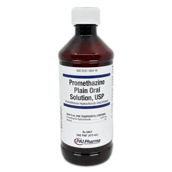 Promethazine HCl Oral Solution 6.25mg/5mL Bottle 473mL Each