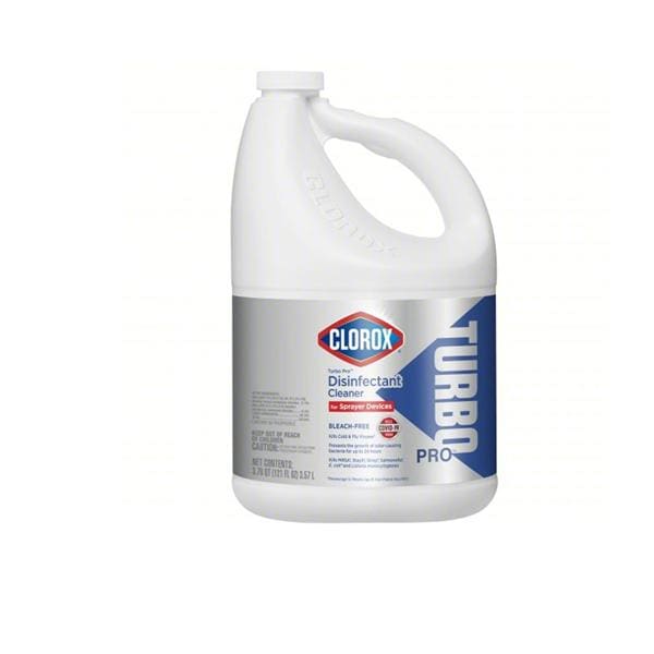 Clorox Turbo Pro Multi Surface Disinfectant Pour Bottle Fresh Scent 121 oz 3/Cr