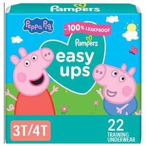 Pampers Easy Ups Training Underwear Girl 3T-4T 22x4/Ca