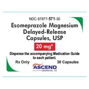 Esomeprazole Magnesium Delayed-Release Capsules 20mg Bottle 30/Bt Each