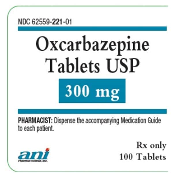 Oxcarbazepine Tablets 150mg Bottle 100/Bottle Each