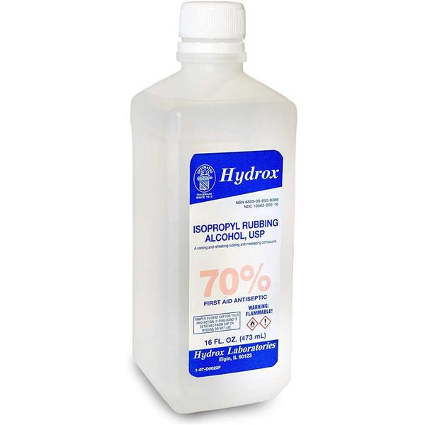 Isopropyl Alcohol 70% 16oz 12/Ca