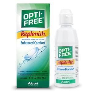 Opti-Free Replenish Multi-Purpose 4oz Dropper Bottle 24/Bx