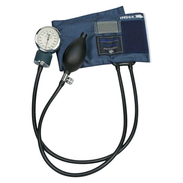 Precision Aneroid Sphygmomanometer Nvy Bl LF Arm Dial Display Ea