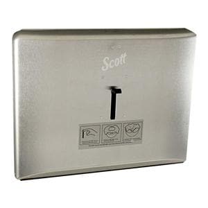 Scott Toilet Seat Cover Dispenser Silver Ea