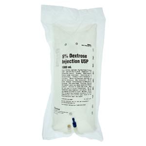Viaflex IV Injection Solution Dextrose 5% 1000mL Viaflex Plastic...