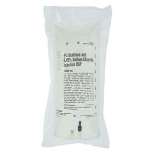 Viaflex IV Injection Solution Dextrose 5%/Sodium Chloride 0.45% 1...