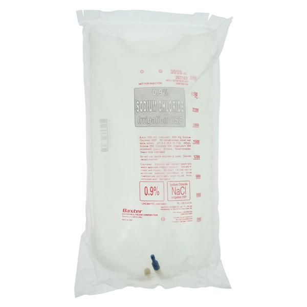 Irrigation Solution Sodium Chloride 0.9% 3000mL Plastic Bag Ea, 4 EA/CA