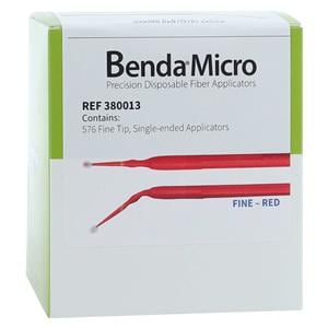 Benda Micro Bendable Micro Applicator Fine Red 576/Bx