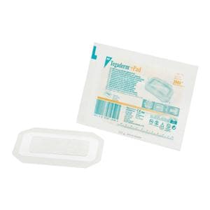 Tegaderm +Pad Film Island Dressing 3-1/2x6" Sterile Rectangle NAdh Trans Abs LF