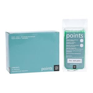 Points Bendable Applicator Brush Fine Dark Green 400/Bx