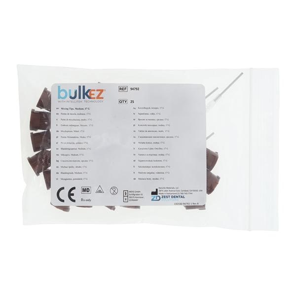 Bulk EZ Mixing Tips Brown 17 Gauge 25/Pk