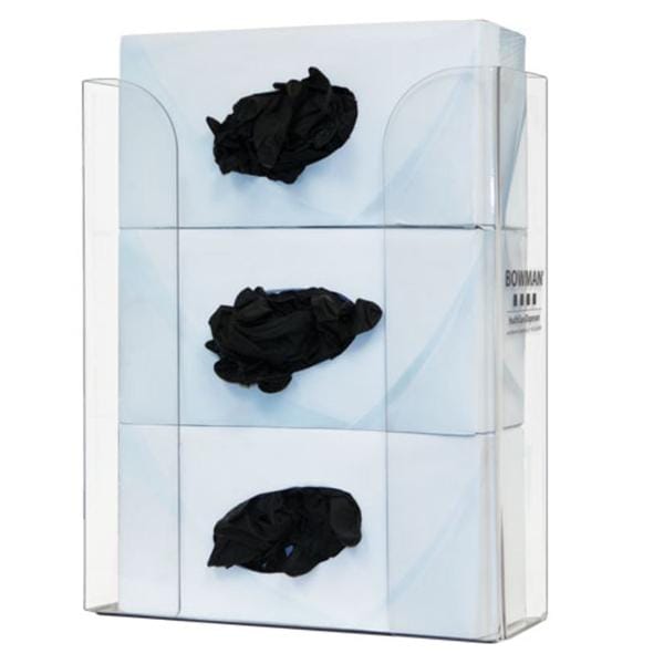 PETG Plastic Glove Dispenser Triple 6/Ca