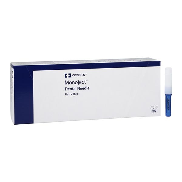 Monoject Needle Plastic Hub 30 Gauge Extra Short Blue 100/Bx, 10 BX/CA